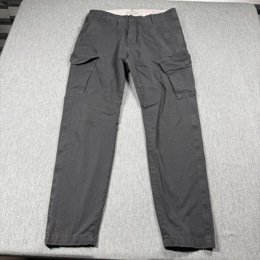 Levi's Cargo Pants Men's W33 L32 Gray XX Cargo Slim Fit Cotton Twill Tactical Pa
